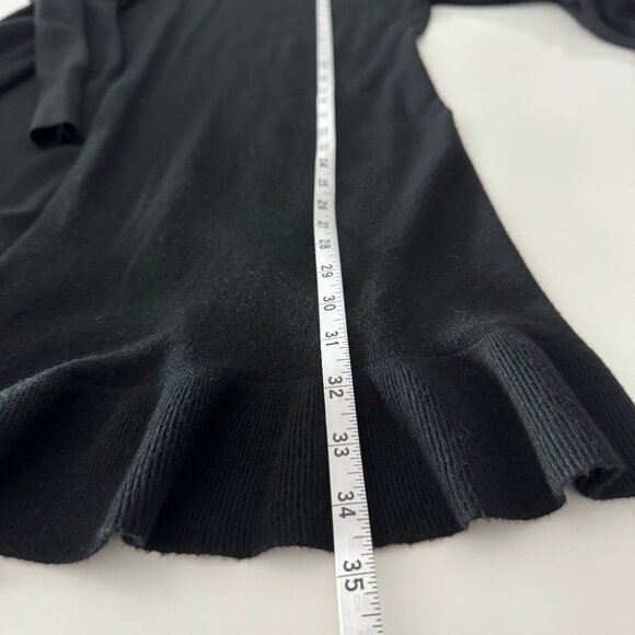 Milano Women's Black Open Front Cardigan, Size L - Picture 11 of 12